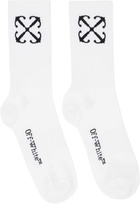 Off-White White Arrow Mid Socks