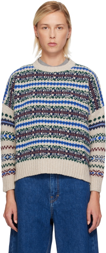 Photo: Weekend Max Mara Beige Rivetto Sweater