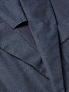 Kingsman - Brushed Cotton-Twill Robe - Blue