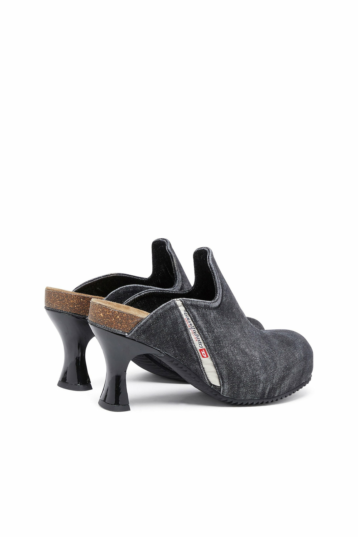 Diesel D-Woodstock-Denim mules - Mules Womens in Black Diesel