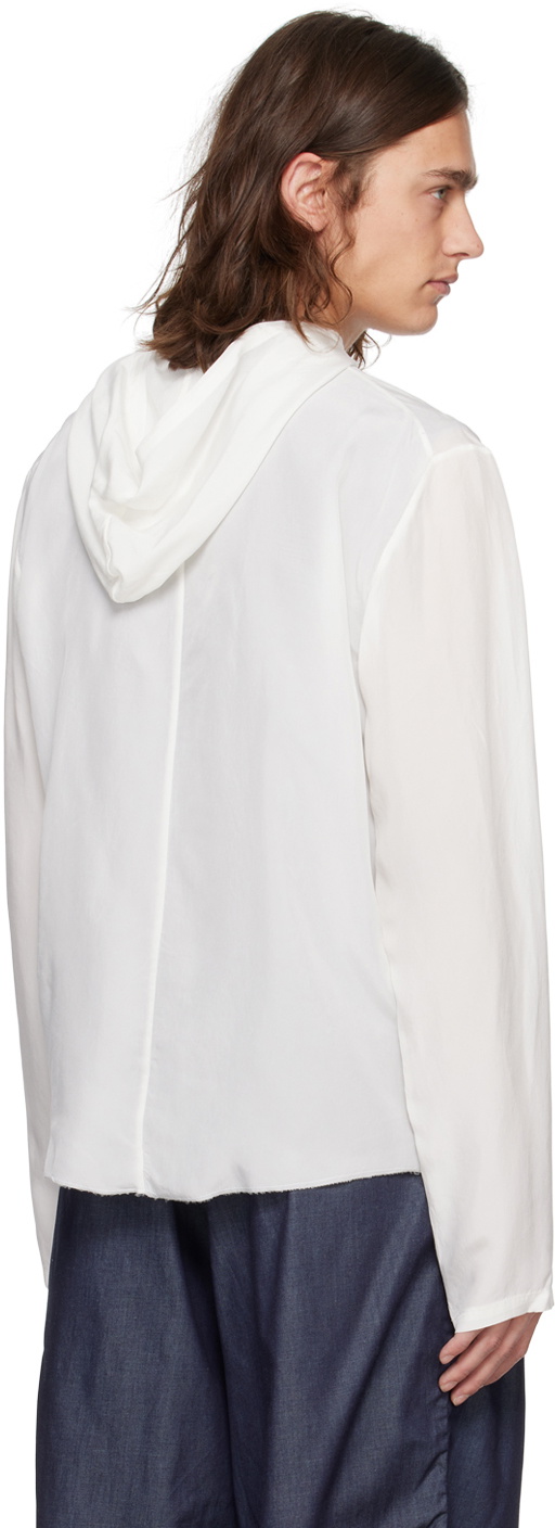 Gabriela Coll Garments White No.258 Hoodie Gabriela Coll