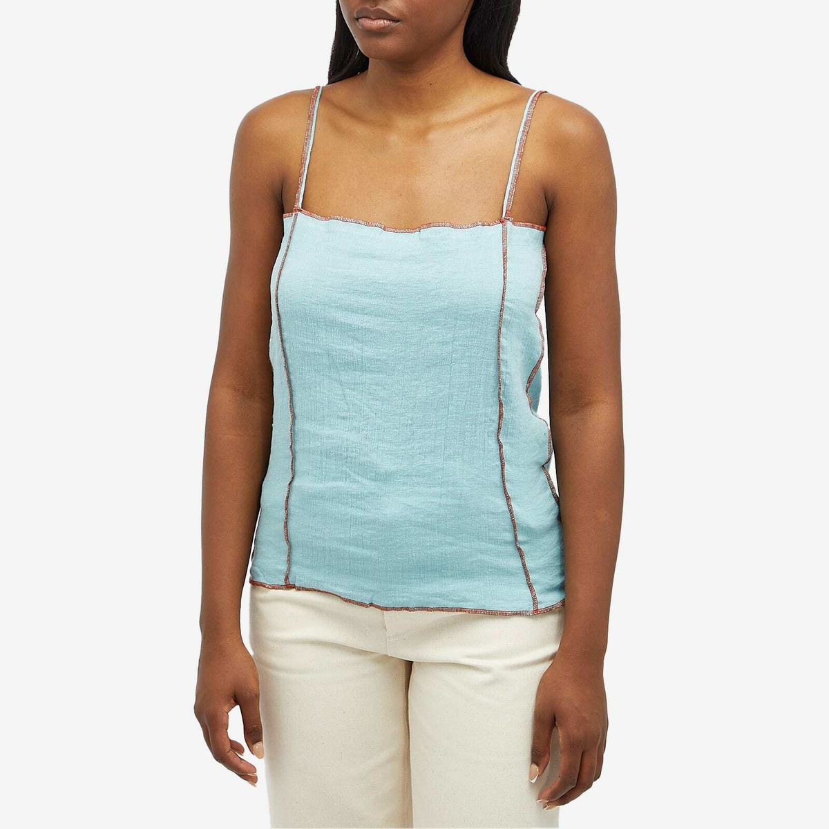 トップス baserange Shok Top Acacia Shok Slip Top in Assortment | Crinkle linen | en | Baserange