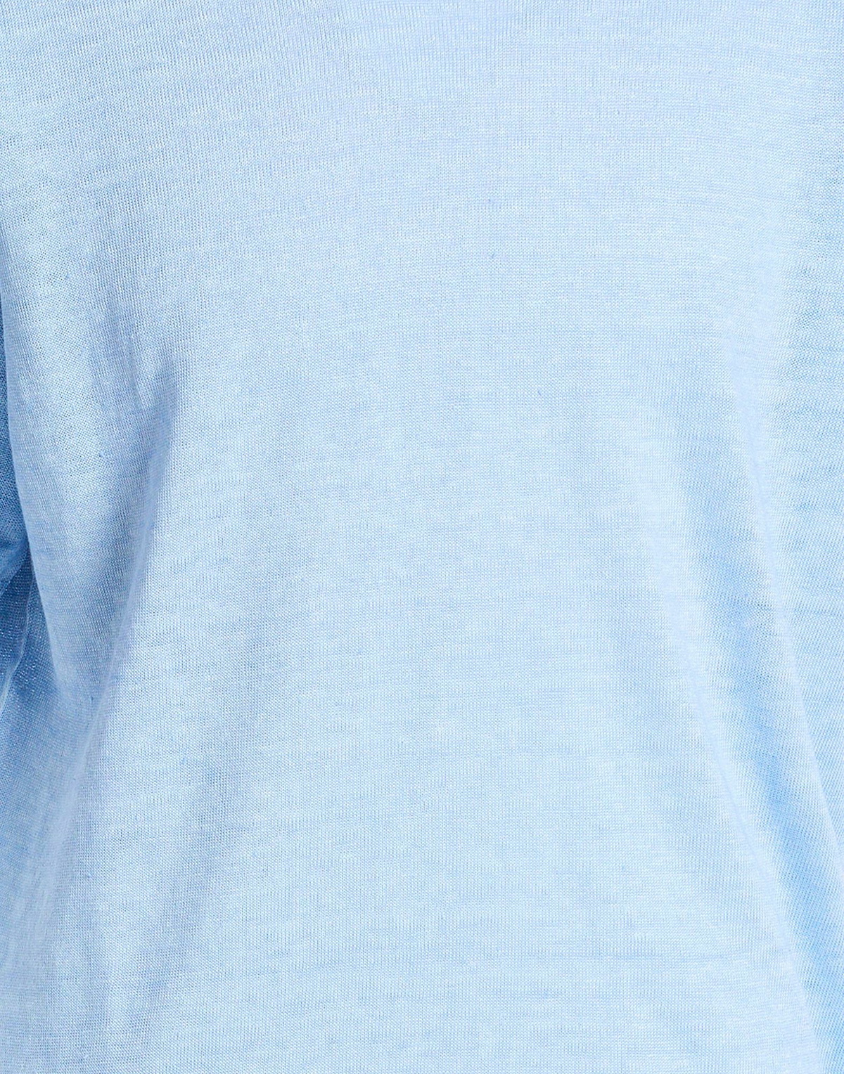 120% Lino Mens Sweater Light in Blue