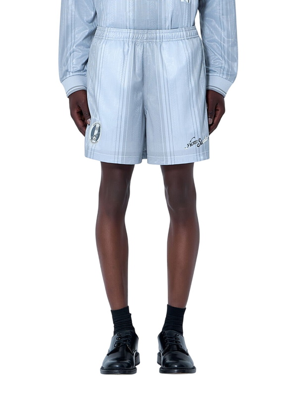 Photo: Acne Studios Striped Elasticated Shorts