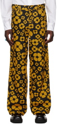 Marni Black Carhartt WIP Edition Single Knee Trousers