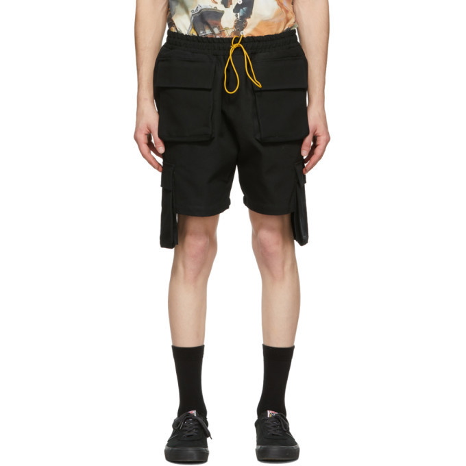 Photo: Rhude Black Cargo Shorts