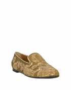Roger Vivier Womens Loafers in Gold