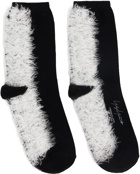 Yohji Yamamoto Black Fur Socks