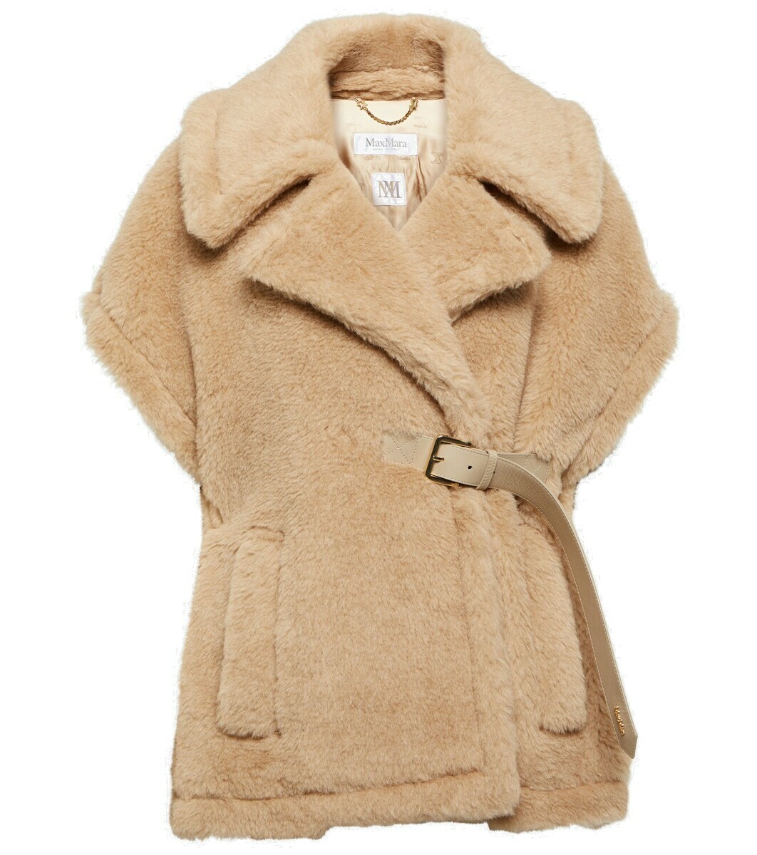 Max Mara Abavo alpaca-blend cape Max Mara