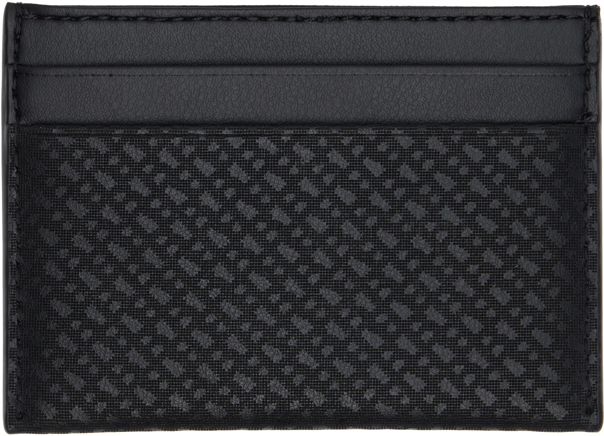 BOSS Black Embossed Logo Card Holder