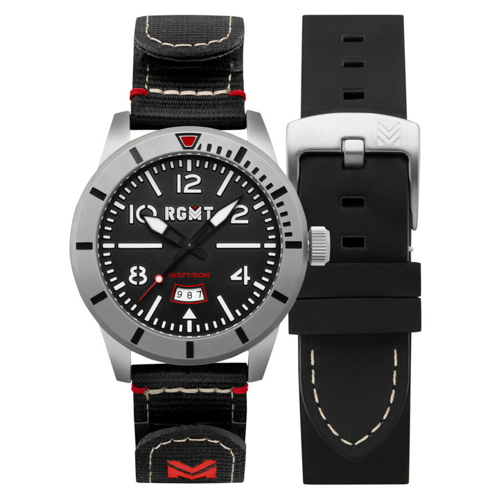 Photo: RGMT Military Quartz White Dial Mens Watch RG-8052-01