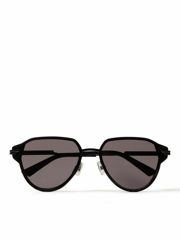 Photo: Bottega Veneta - Aviator-Style Metal and Acetate Sunglasses