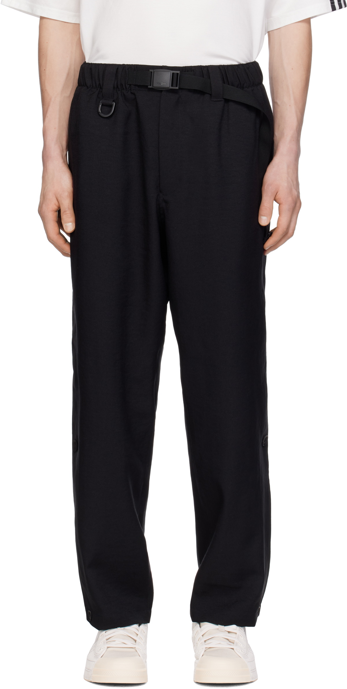 Y-3 Black Sport Uniform 3 Stripes Sweatpants