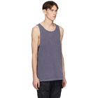 John Elliott Blue Rugby Tank Top