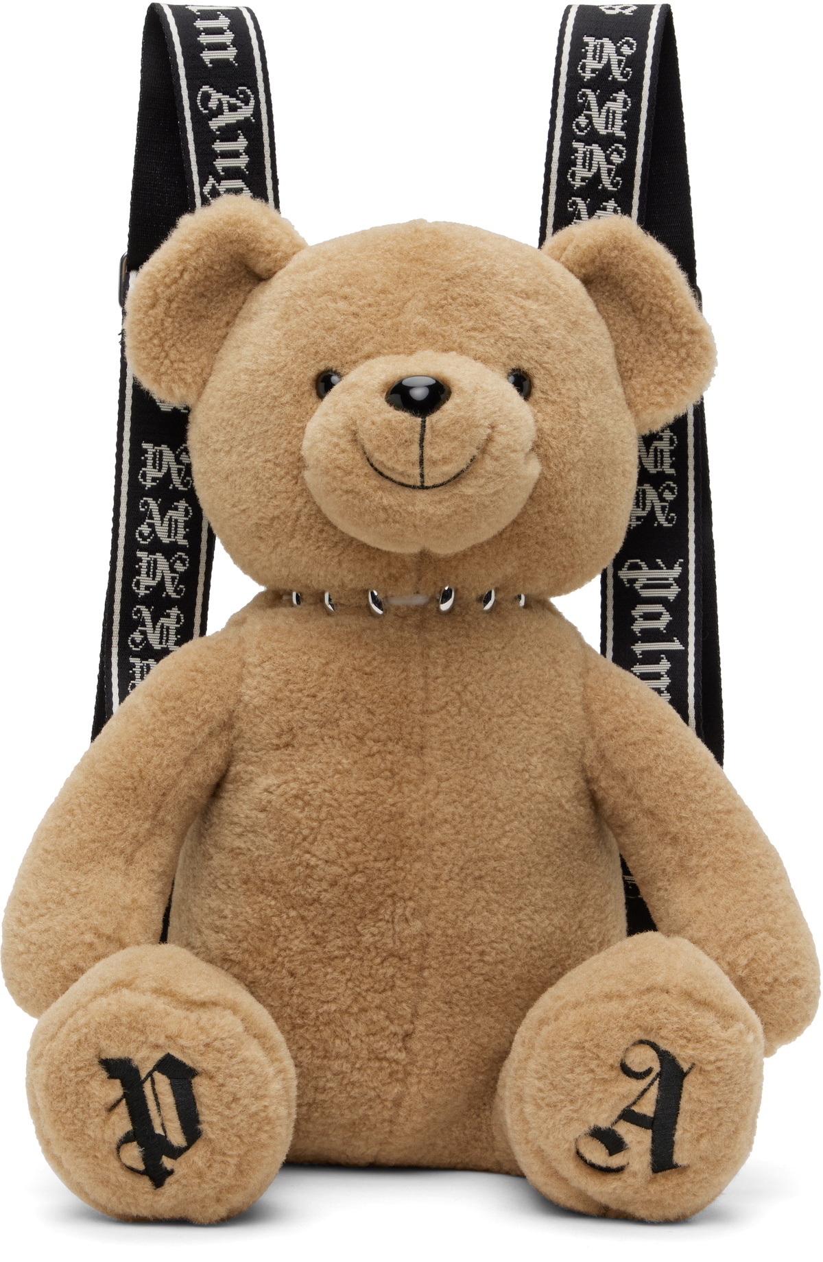Palm Angels Tan 'Bear in Mind' Backpack
