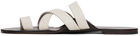 The Row Off-White Kris Sandals