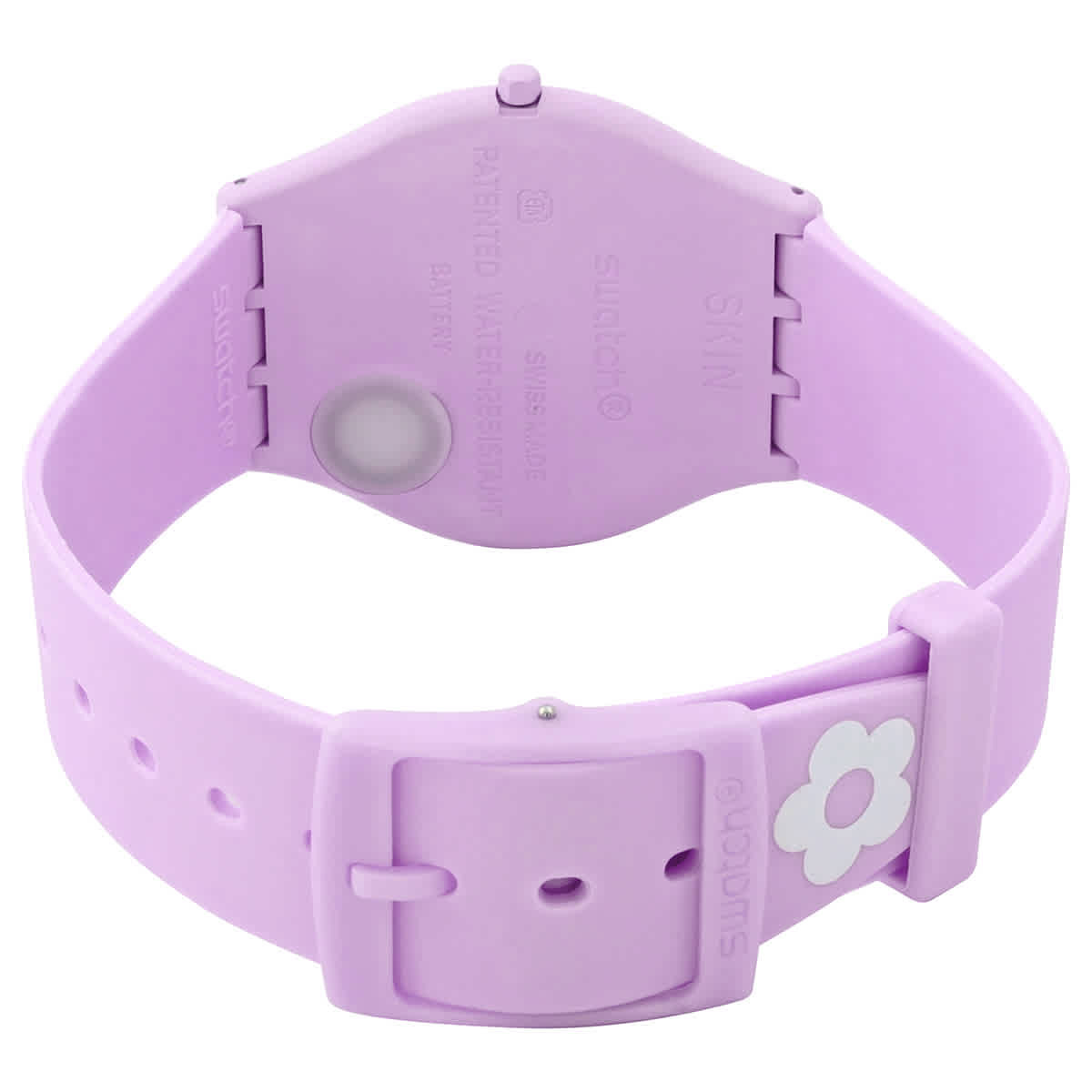 Swatch Time For Joy Quartz White Dial Ladies Watch SS09V101