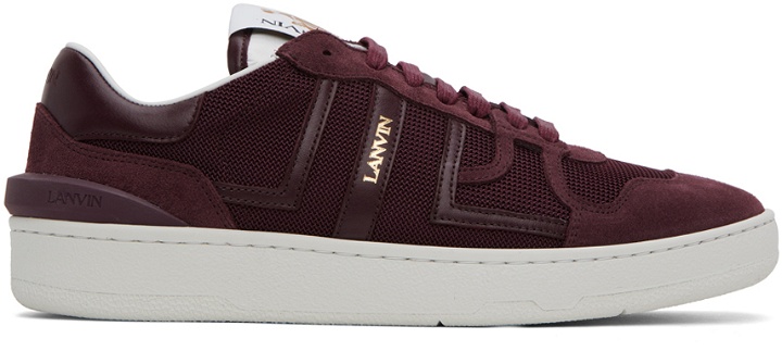 Photo: Lanvin Burgundy Clay Sneakers