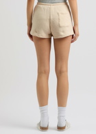 American Vintage Itonay Cotton-blend Shorts Cream
