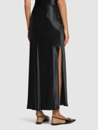 FERRAGAMO - Tech Satin Long Skirt