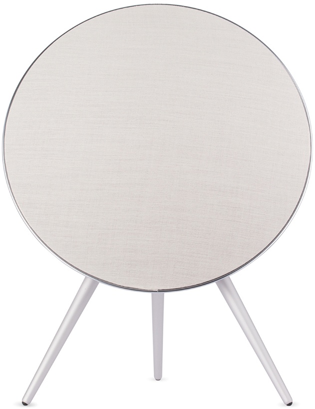 Photo: Bang & Olufsen White & Silver Beoplay A9 4th Generation Speaker