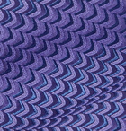 CHARVET - 8.5 Silk and Wool-Blend Jacquard Tie - Purple