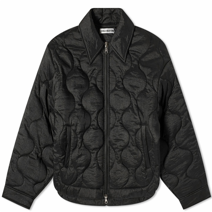 Photo: Cole Buxton Men's Quilted Ripstop Overshirt in Black