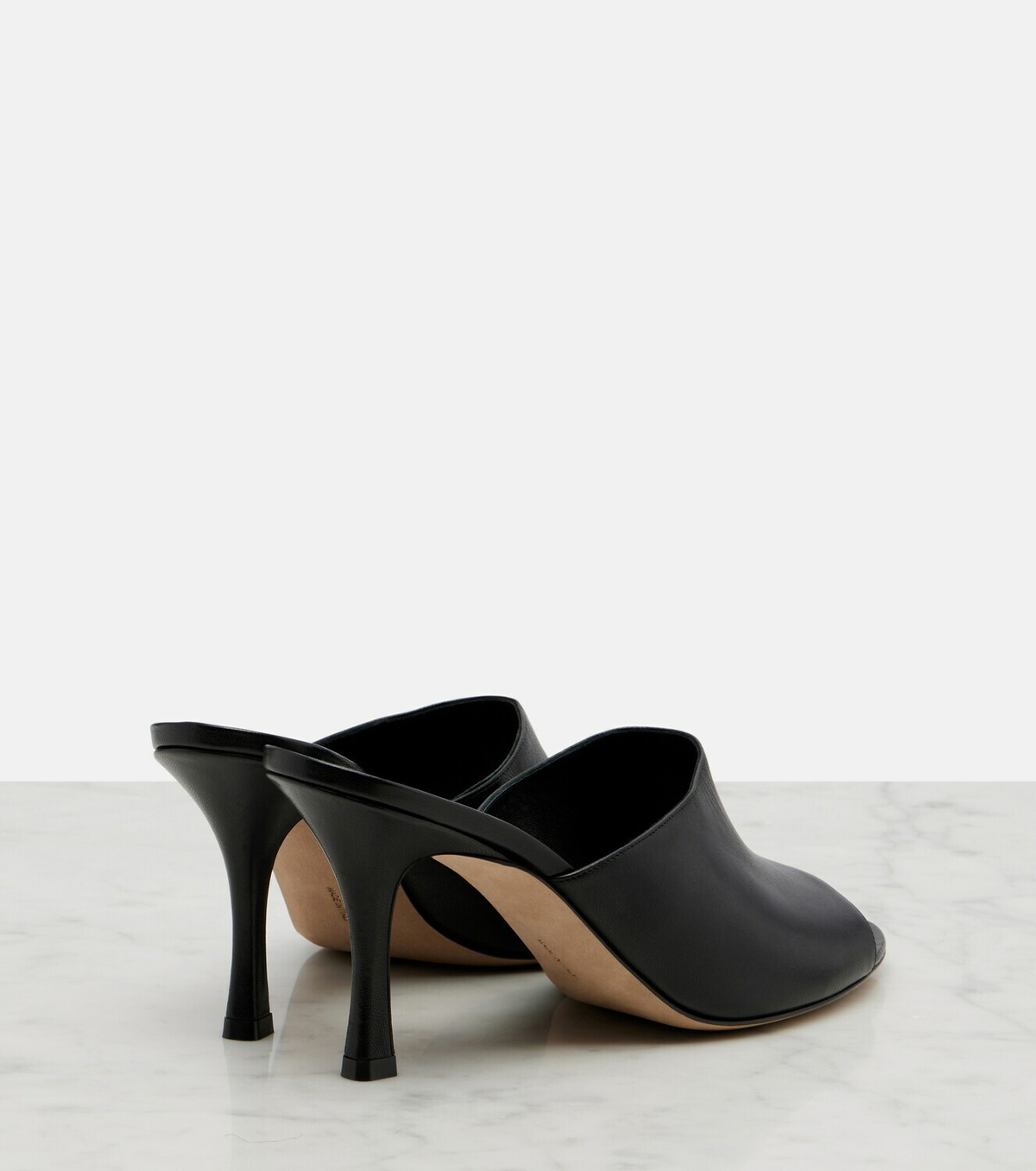 The Row Ella leather mules