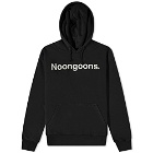 Noon Goons Men's Here To Stay Popover Hoody in Black