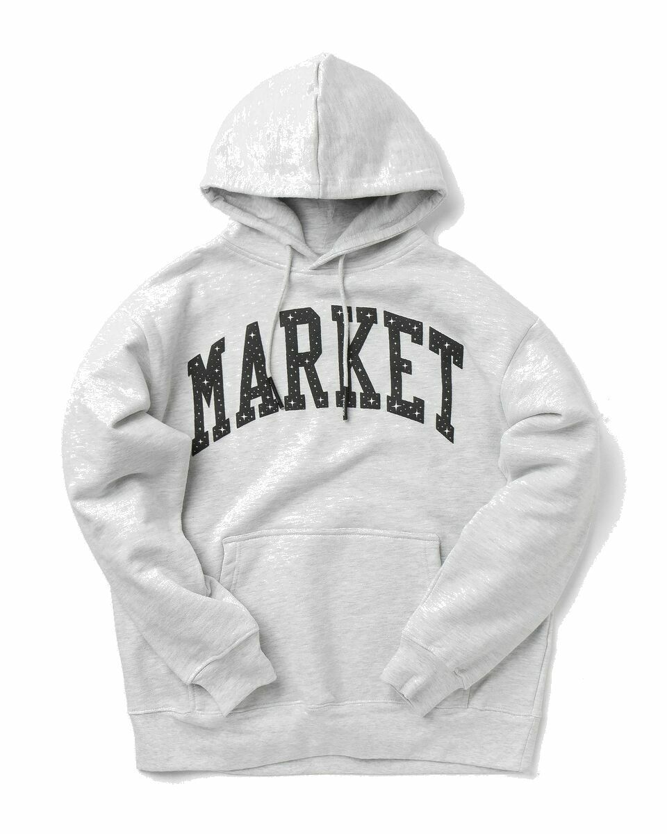 Photo: Market Market Arc Puff Hoodie Grey - Mens - Hoodies