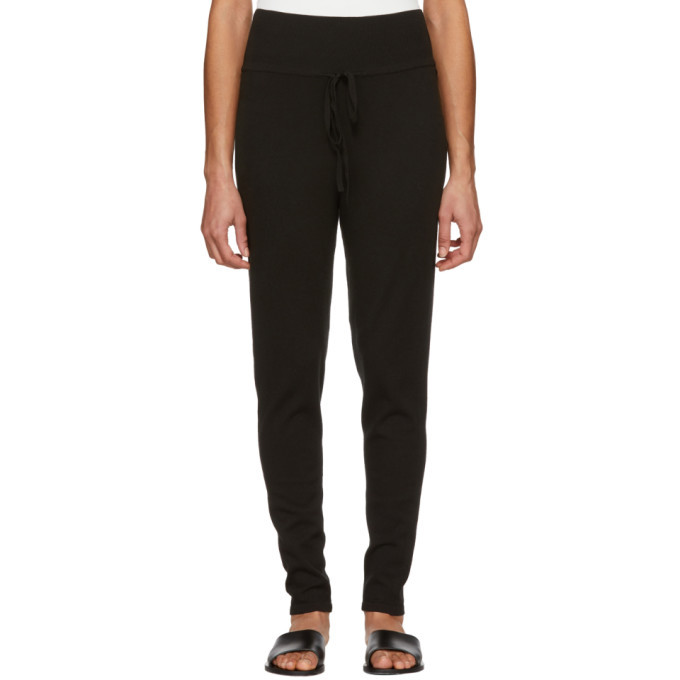 Photo: Live the Process Black High-Waisted Drawstring Lounge Pants