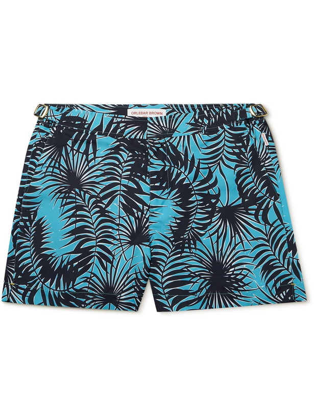 Photo: Orlebar Brown - Setter Short-Length Printed Swim Shorts - Blue