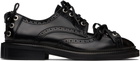 Simone Rocha Black Multi-Lace Cutout Brogues