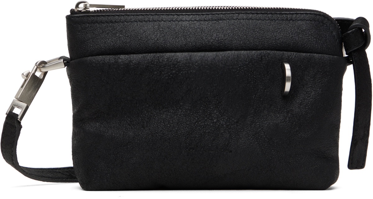 【Rick Owens】Hollywood Club ポーチ ショルダーバッグ Black Hollywood Club Pouch by Rick Owens on Sale