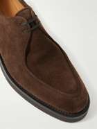John Lobb - Ted Suede Derby Shoes - Brown