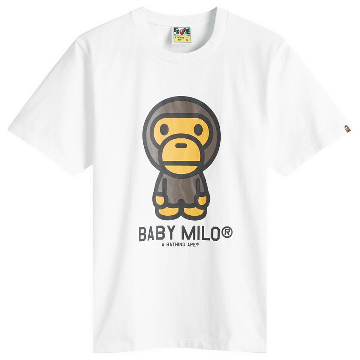 Photo: A Bathing Ape Women's Baby Milo T-Shirt in White