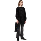 Balenciaga Black Velour Sweater