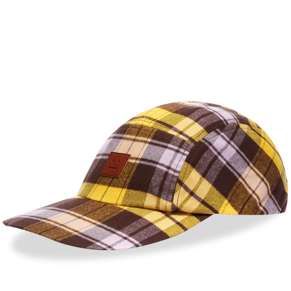 帽子 ACNE Studios check cap Acne Studios Crunn Check Face Cap Acne Studios