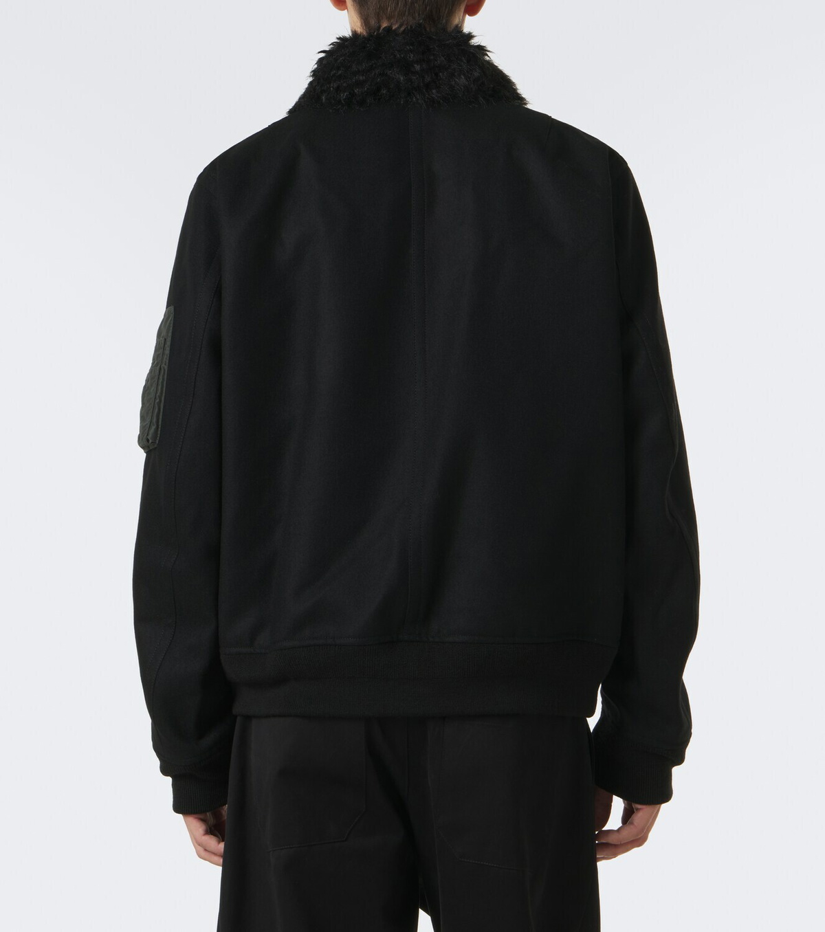 Sacai Wool blouson jacket