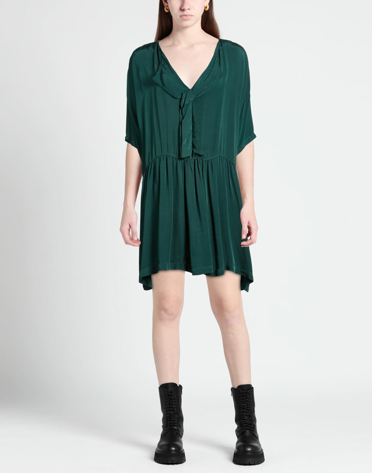 Alessia Santi Womens Mini dress Emerald in Green