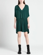Alessia Santi Womens Mini dress Emerald in Green