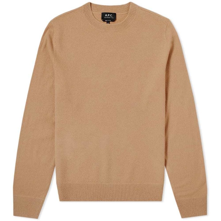 Photo: A.P.C. Han Boiled Wool Crew Knit