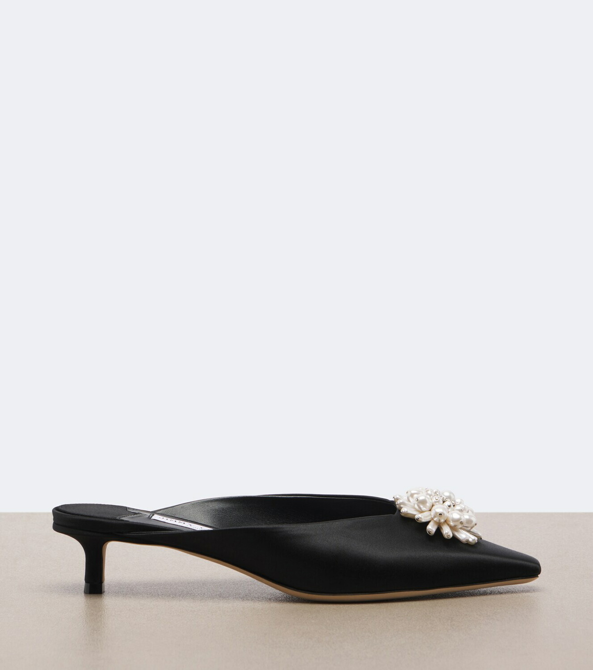 Jimmy Choo Ines embellished satin mules