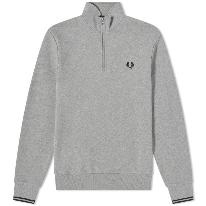 Photo: Fred Perry Authentic Half Zip Crew Sweat