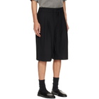 Fear of God Black Wool Ripstop Baggy Shorts