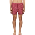 Paul Smith Burgundy Knots Swim Shorts