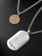 PATTARAPHAN - Tagged ID 14-Karat White and Yellow Gold Diamond Pendant Necklace
