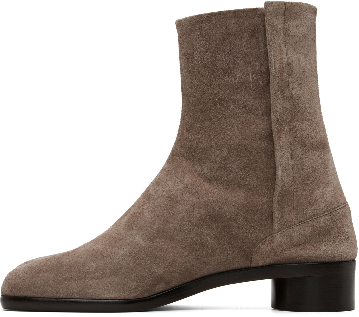 Maison Margiela Taupe Tabi Ankle Boots