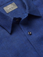 PRIVATE WHITE V.C. - Linen Shirt - Blue - M