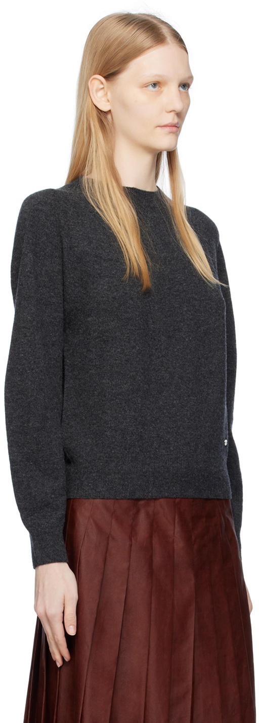 UMBER POSTPAST Gray Brushed Sweater